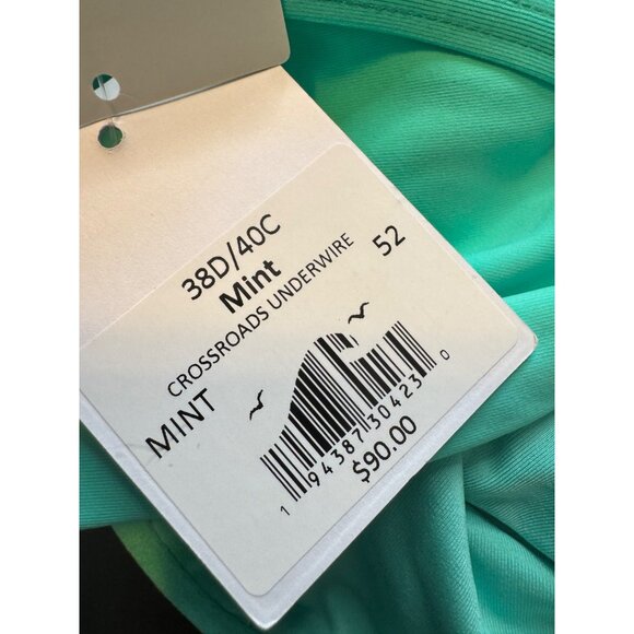 Sunset Swimwear Mint 38D/40C Bra Top Wire NWT $90 Crossroads Underwire - Picture 5 of 5